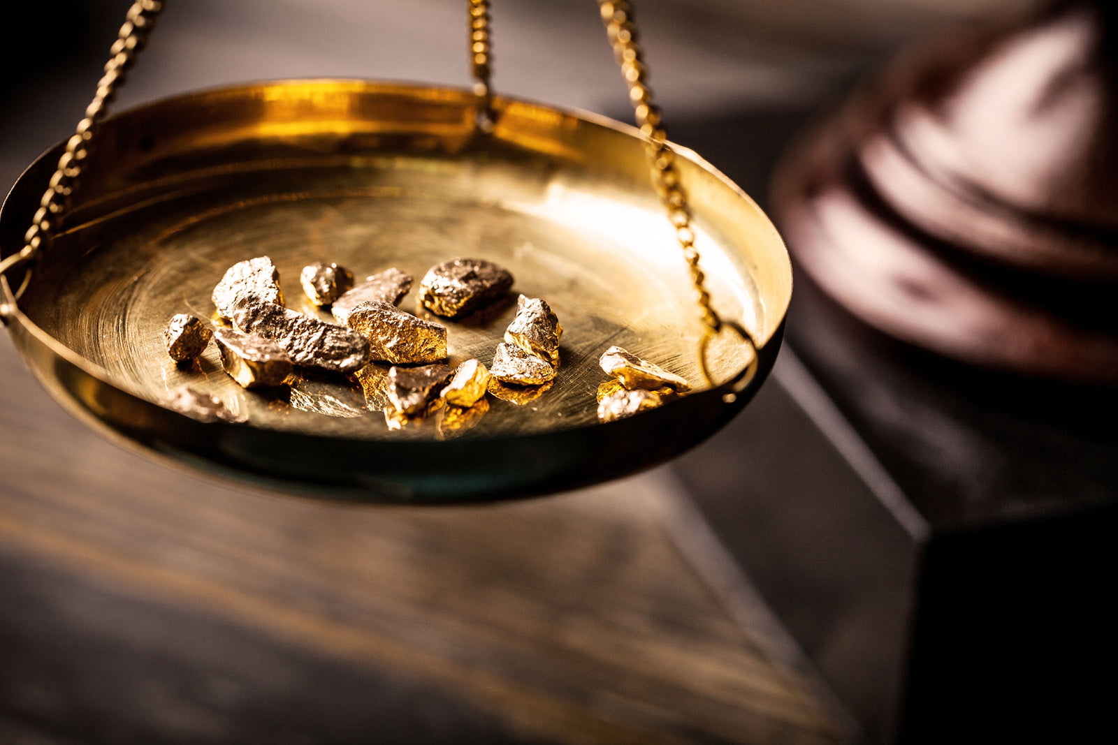Weighing precious metals to communicate sense of intrinsic value