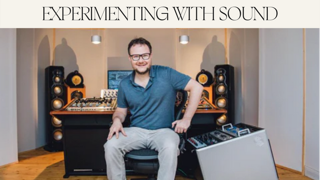 Experimenting with sound - Master engineer Ludwig Maier in his studio 